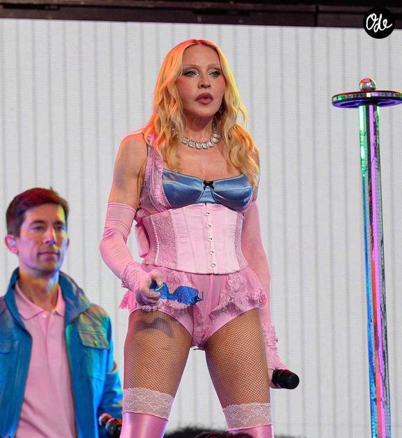 Madonna en concert le 4 juin 2026 sur la scène TSX à Times Square, Manhattan, New York City.
(NYC)