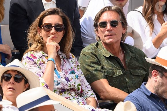 Anne-Claire Coudray et Nicolas Vix assistent aux Internationaux de France 2023 à Roland Garros le 9 juin 2023 à Paris, France. Photo Laurent Zabulon/Abaca