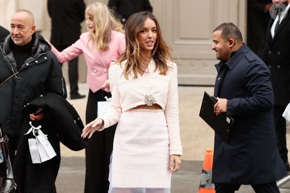 Lyna Khoudri - Les célébrités au défilé Chanel "Collection Haute Couture Printemps/Eté 2025" lors de la Fashion Week de Paris (PFW), le 28 janvier 2025
© Christophe Clovis / Bestimage