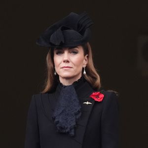 Kate Middleton lors de la cérémonie du dimanche du Souvenir au cénotaphe de Londres, Royaume-Uni, le 9 novembre 2025. Photo par Jonathan Brady/PA Wire/ABACAPRESS.COM