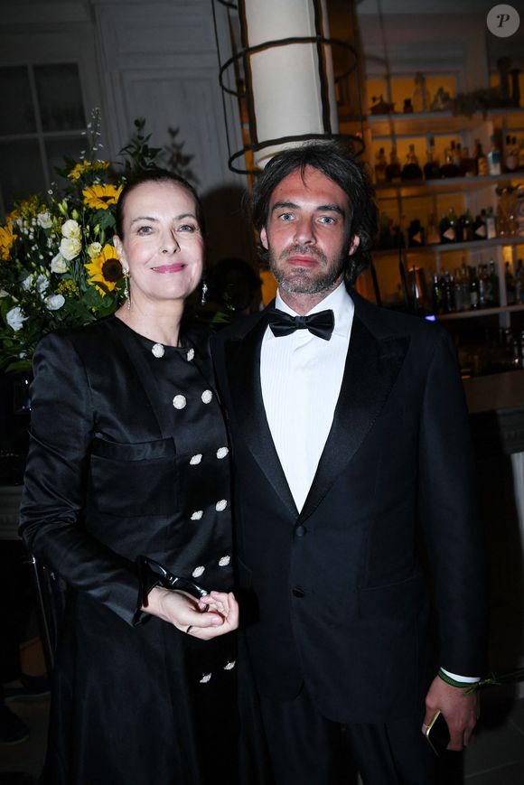 Exclusif - Carole Bouquet et son fils Louis Giacobetti - Soirée du film "Megalopolis" à la Petite Maison Cannes lors du 77ème Festival International du Film de Cannes le 16 mai 2024. © Rachid Bellak/Bestimage No Web - Belgique et Suisse