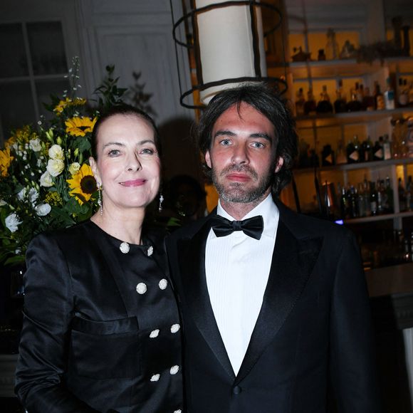 Exclusif - Carole Bouquet et son fils Louis Giacobetti - Soirée du film "Megalopolis" à la Petite Maison Cannes lors du 77ème Festival International du Film de Cannes le 16 mai 2024. © Rachid Bellak/Bestimage No Web - Belgique et Suisse
