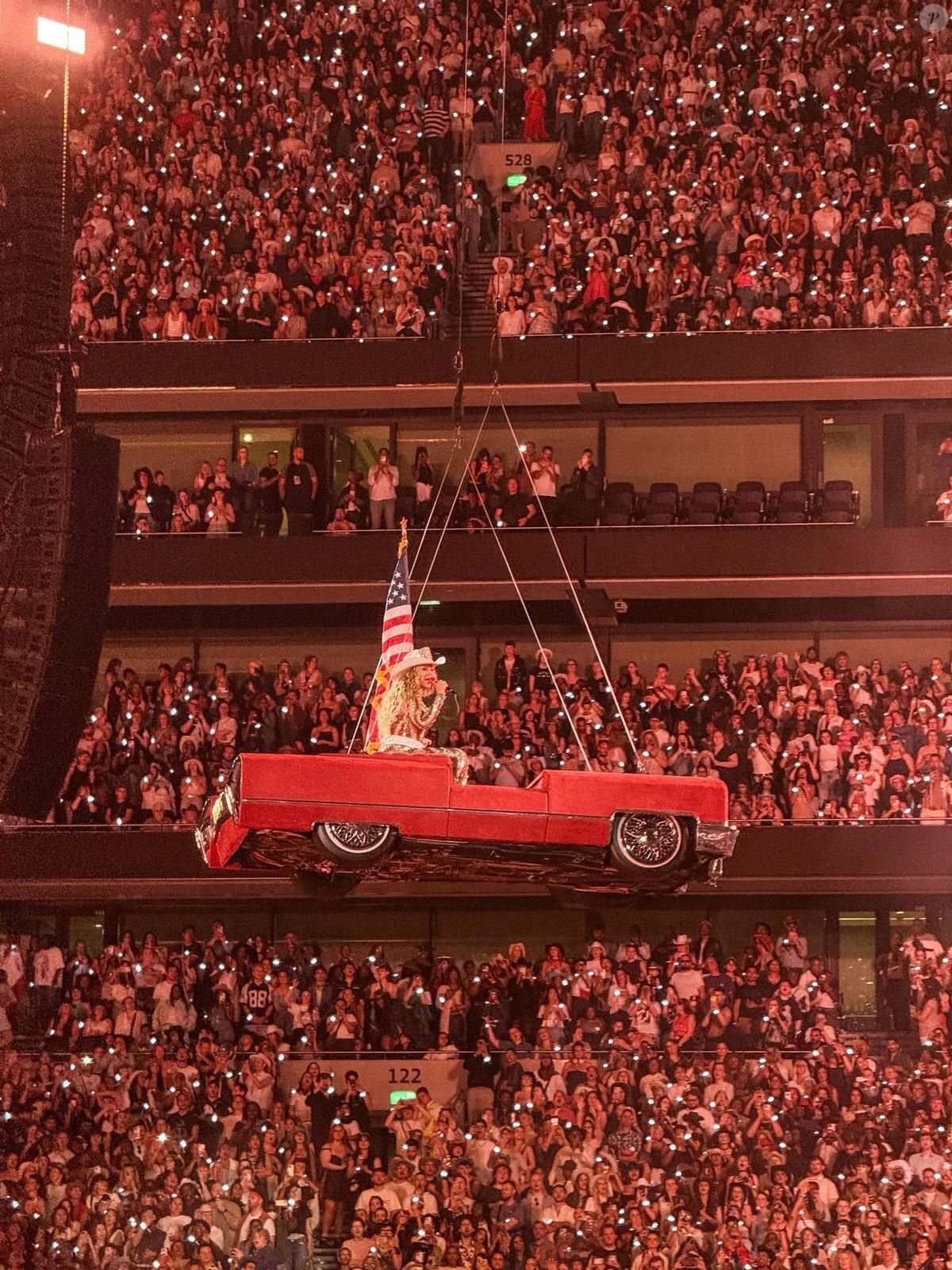 Photo : Londres, ROYAUME-UNI - Beyoncé en concert lors du dernier ...
