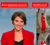 Mélanie Taravant présente le journal télévisé de 13 heures sur France 2.