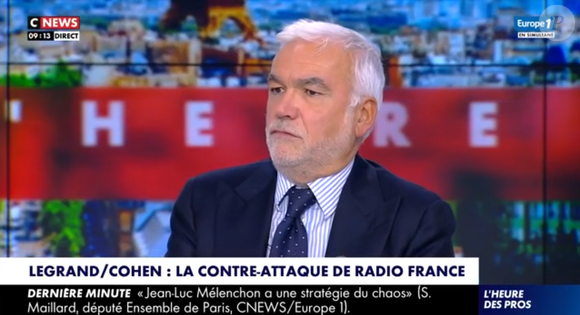 Pascal Praud dans L'Heure des Pros sur CNews
