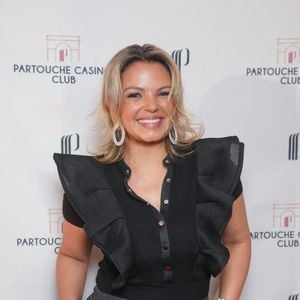 Mariée depuis 26 ans à Frédéric Mazét, elle est la maman de Joshua, Milo et Elijah.
Séverine Ferrer - Inauguration du Partouche Casino Club, 10 avenue de la Grande Armée à Paris le 11 mai 2026. © Anne-Sophie Guebey /Bestimage