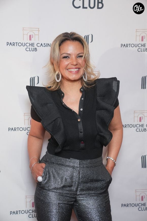 Mariée depuis 26 ans à Frédéric Mazét, elle est la maman de Joshua, Milo et Elijah.
Séverine Ferrer - Inauguration du Partouche Casino Club, 10 avenue de la Grande Armée à Paris le 11 mai 2026. © Anne-Sophie Guebey /Bestimage