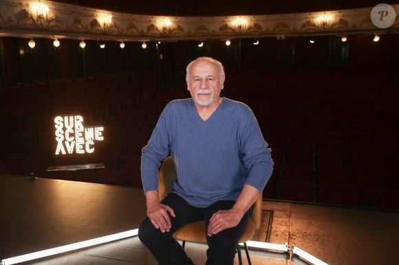 Exclusif - Francis Perrin lors du tournage de "Sur Scène Avec" à Paris le 7 novembre 2024. © Jack Tribeca / Bestimage