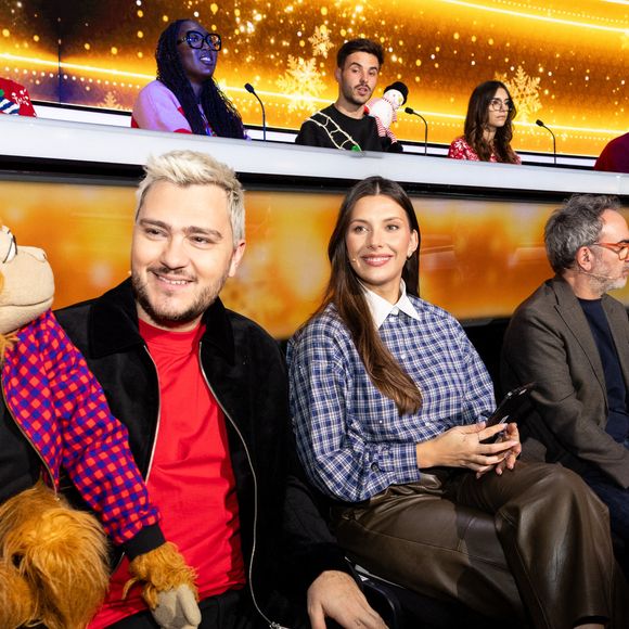 Exclusif - Camille Cerf lors de l'enregistrement de l'émission "100% Logique", présentée par C.Féraud et diffusée le 20 décembre 2025 sur France 2, à Saint Denis, France, le 25 novembre 2025. © Jeremy Melloul/Bestimage