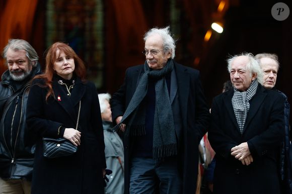 Patrick Chesnais - Sorties des obsèques de Niels Arestrup à l'Église Saint-Roch à Paris. Le 10 décembre 2024
© Christophe Clovis / Bestimage