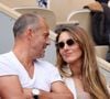 "Suite à notre séparation, il est tombé malade, de chagrin."

Roger Erhart et sa compagne Delphine Wespiser, Miss France 2012 - Célébrités dans les tribunes des internationaux de France de Roland Garros à Paris le 31 mai 2022. © Cyril Moreau - Dominique Jacovides/Bestimage