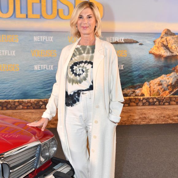 Michele laroque - Avant-première du film "Voleuses" diffusé sur Netflix. 
Paris le 24 octobre 2023.
© Veeren / Bestimage