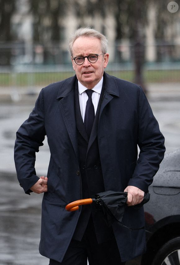 Renaud Donnedieu de Vabres lors de la cérémonie des obsèques de Jean-Louis Debre à la cathédrale Saint-Louis des Invalides à Paris, France, le 10 mars 2025. Photo par Raphael Lafargue/ABACAPRESS.COM