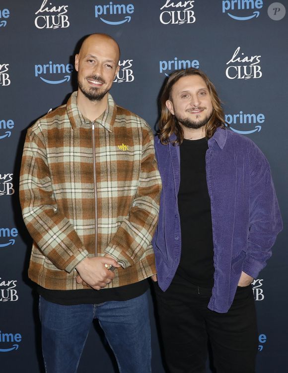 Carlito et McFly - Avant-premiere du film "Liars Club" au Cinema l’Arlequin à Paris le 5 mars 2025. © Marc Ausset-Lacroix/Bestimage