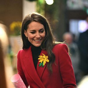 Catherine (Kate) Middleton, princesse de Galles, en visite au marché de Pontypridd, dans le sud du Pays de Galles.

Photo : Alpha / Bestimage