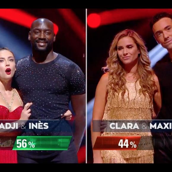 Clara Morgane a participé à l'émission en 2019
Clara Morgane et Maxime Dereymez sont éliminés de l'émission "Danse avec les stars 10". TF1. Le 26 octobre 2019.