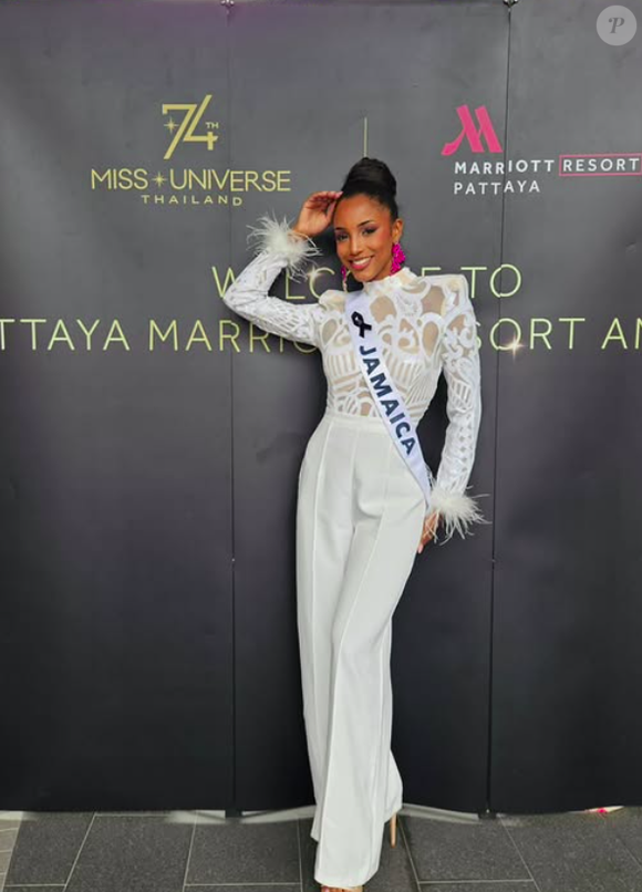 Qui s'est tenue le 19 novembre dernier à Bangkok (Thaïlande)

Gabrielle Henry Miss Univers 2025 sur Instagram