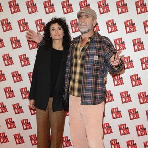 Rachida Brakni et Eric Cantona - Avant-première du film "The Killer" au cinéma Pathé Palace à Paris © Coadic Guirec / Olivier Borde / Bestimage