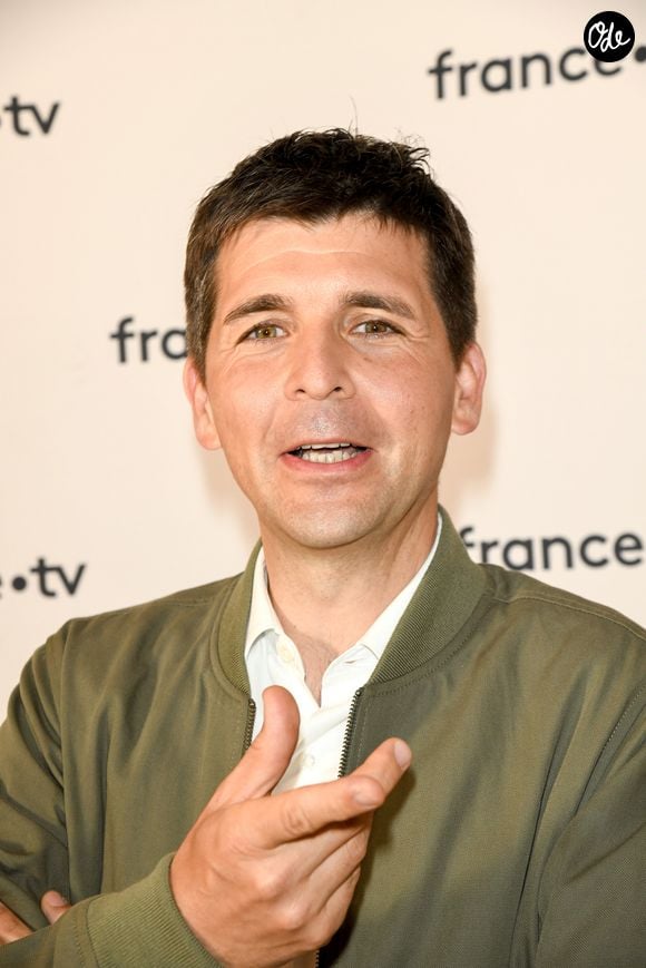 Thomas Sotto au photocall de la conférence de presse de France 2 au théâtre Marigny à Paris le 18 juin 2019 © Coadic Guirec / Bestimage