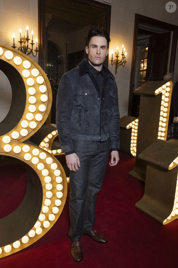 Baptiste Giabiconi - Photocall pour les 130 ans de Berluti lors de la fashion week à Paris le 22 janvier 2025. © Olivier Borde /Bestimage