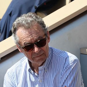 Michel Denisot dans les tribunes lors des Internationaux de France Roland Garros 2023 le 01 juin 2023 à Paris, France. Photo by Nasser Berzane/ABACAPRESS.COM
