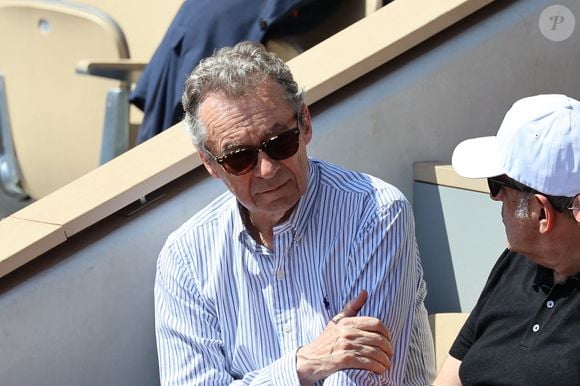 Michel Denisot dans les tribunes lors des Internationaux de France Roland Garros 2023 le 01 juin 2023 à Paris, France. Photo by Nasser Berzane/ABACAPRESS.COM