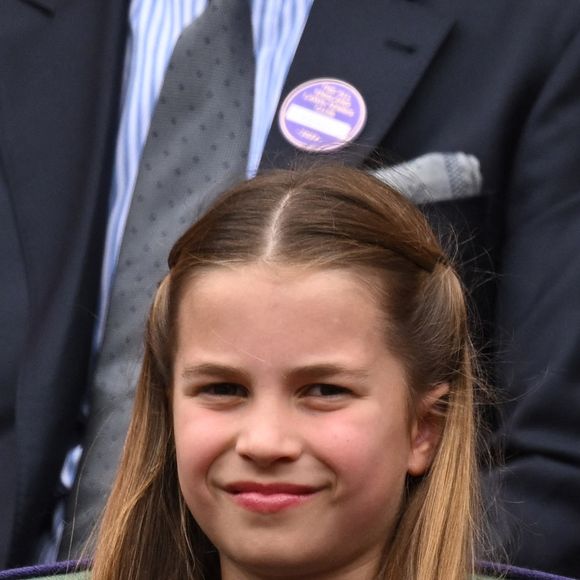 La princesse Charlotte dans les tribunes de la finale du tournoi de Wimbledon 2024, le 14 juillet 2024. ALPHA AGENCY / BESTIMAGE