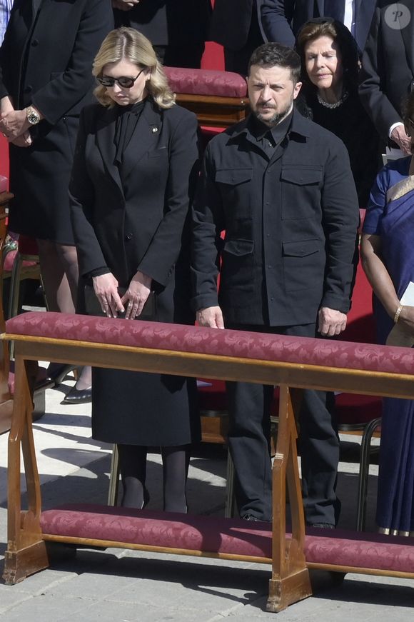 Volodymyr Zelensky aux obsèques du pape François, 26 avril 2025 @GOFF INF / BESTIMAGE