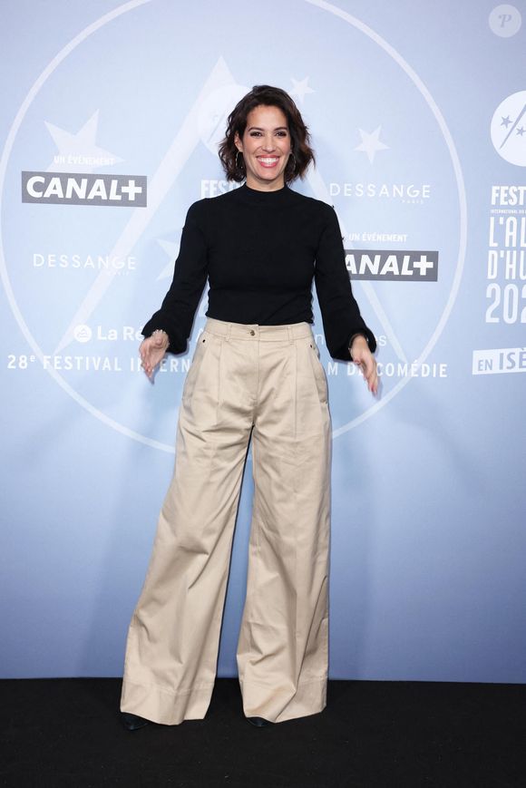 Laurie Cholewa - Photocall lors de la 28ème édition du festival International du Film de Comédie à l'Alpe d'Huez le 14 janvier 2025. © Dominique Jacovides/Bestimage