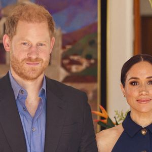 Les Sussex étaient très proches de Jane Goodall.

 Le prince Harry, duc de Sussex, Meghan Markle, duchesse de Sussex, lors d'une réunion avec la vice-présidente Francia Marquez et son partenaire Rafael Yerney Pinillo à Bogota, au premier jour de leur visite de quatre jours en Colombie - Photo de pool par Courtesy of the Vice President's Office for DPPA/Mischa Schoemaker/ABACAPRESS.COM