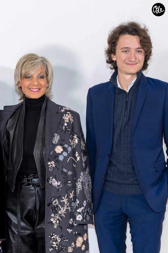 Helene Arnault et Jean Arnault au photocall en backstage du défilé Christian Dior "Collection Haute Couture Printemps/Eté 2025" au Musée Rodin, lors de la Fashion Week de Paris (PFW), le 27 janvier 2025.
© Olivier Borde/Bestimage