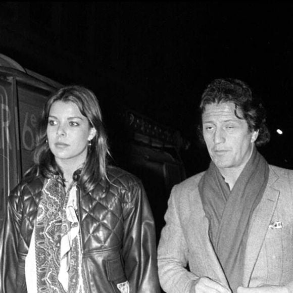 Philippe Junot et la princesse Caroline de Monaco à Paris. Agence / Bestimage