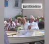 Le couple, déjà marié civilement depuis 2006, a partagé des images de cette journée sur Instagram.

Géraldine Danon et Philippe Poupon célèbrent leur mariage.