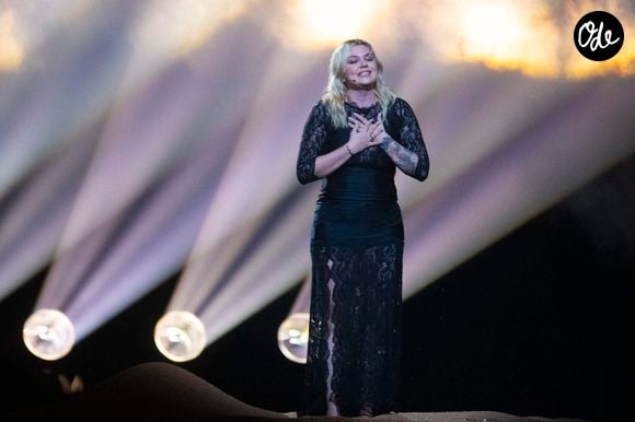 Louane se produit lors des répétitions générales précédant la première demi-finale en direct du 69e Concours Eurovision de la chanson, qui se tient à la St. Jakobshalle le 13 mai 2025 à Bâle, en Suisse. (Credit Image: © Baden Roth/ZUMA Press Wire)