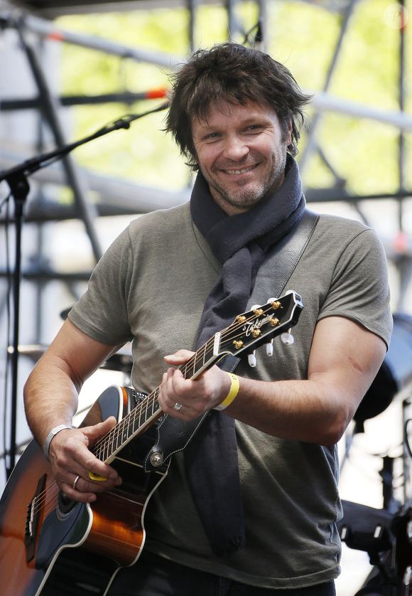 Noir Desir ex-frontman Bertrand Cantat se produit avec son groupe Detroit lors d'un concert Eurock Ecologie en soutien à Ecologist party Europe Ecologie-Les Verts à Bordeaux, ouest de la France, le 17 mai 2014. Photo by Patrick Bernard/ABACAPRESS.COM