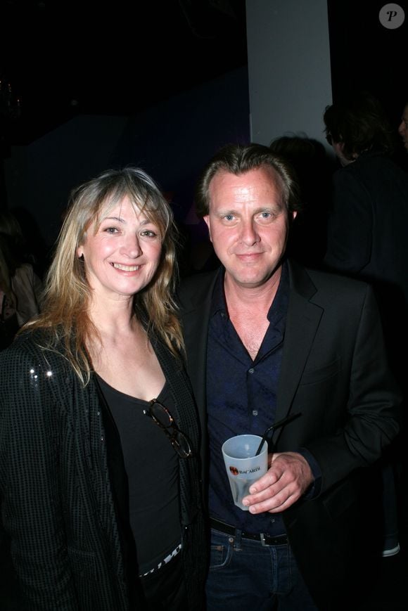 Claude François Jr et la clodette Priska - Lancement des DVD "Claude Francois" au palais Maillot à Paris. Le 5 mai 2014 ©JLPPA / Bestimage