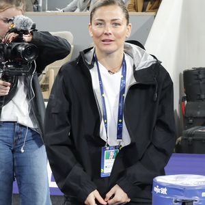 Exclusif - Laure Boulleau - Célébrités participent au tournoi "Padel Invitational” co-organisée par Webedia et la Fédération Française de Tennis (FFT) sur le court Philippe Chatrier lors du Greenweez Paris Major Premier Padel 2024 à Roland Garros le 28 septembre 2024. © Marc Ausset-Lacroix/Bestimage