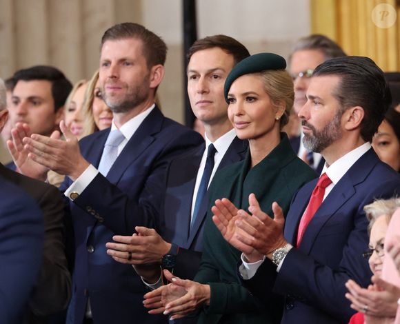 Les célébrités lors de l'investiture de D. Trump en tant que 47ème Président des Etats-Unis au Capitole à Washington DC, le 20 janvier 2025. Photo Press Service / BESTIMAGE