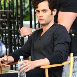 Penn Badgley - Tournage de la série "Gossip Girl" à New York, le 28 août 2012.