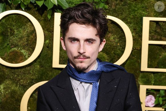 Timothee Chalamet aux Golden Globe Awards, le 5 janvier 2025, à Beverly Hills. Photo Press Service / BESTIMAGE