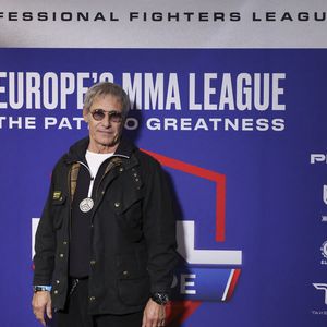 Gérard Lanvin - Célébrités assistent aux combats de MMA, Professional Fighters League Europe (PFL) à l’accord Arena de Bercy à Paris le 7 mars 2024. © PFL Europe via Bestimage