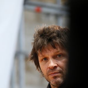 Bertrand Cantat se produit avec son groupe Detroit lors d'un concert Eurock Ecologie en soutien à Ecologist party Europe Ecologie-Les Verts à Bordeaux, ouest de la France, le 17 mai 2014. Photo by Patrick Bernard/ABACAPRESS.COM