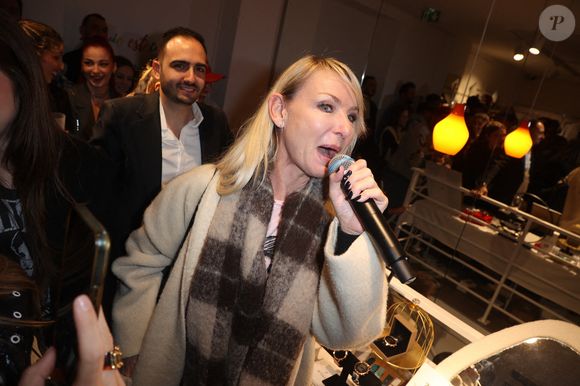 Cécile Chaduteau participe à la Pop Up Influence Party organisée par Aurelien Cassirame, à Paris, le 02 février 2025 à Paris, France. Photo by Jerome Domine/ABACAPRESS.COM