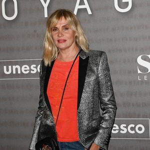 Emmanuelle Seigner - Avant-première du film "Simone, Le Voyage Du Siecle" à l’Unesco à Paris le 28 septembre 2022. © Coadic Guirec/bestimage