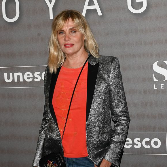 Emmanuelle Seigner - Avant-première du film "Simone, Le Voyage Du Siecle" à l’Unesco à Paris le 28 septembre 2022. © Coadic Guirec/bestimage