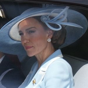 Catherine (Kate) Middleton, princesse de Galles - Des membres de la famille royale assistent à la parade « Trooping the Colour » au palais de Buckingham, à Londres, au Royaume-Uni, le 13 juin 2026.
© Julien Burton / Bestimage