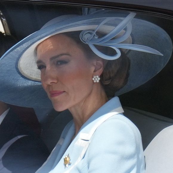 Catherine (Kate) Middleton, princesse de Galles - Des membres de la famille royale assistent à la parade « Trooping the Colour » au palais de Buckingham, à Londres, au Royaume-Uni, le 13 juin 2026.

© Julien Burton / Bestimage
