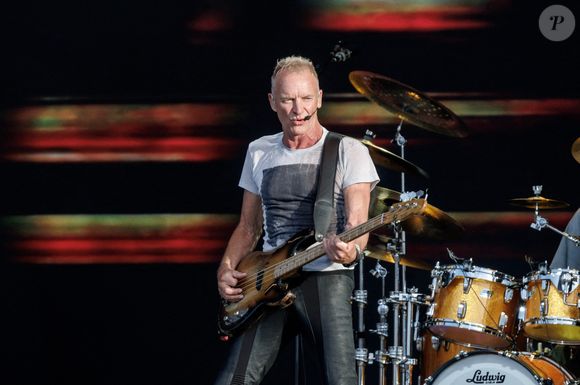 14 juin 2025, Schleswig-Holstein, Kiel : le musicien, compositeur et acteur britannique Sting, de son vrai nom Gordon Matthew Thomas Sumner, se produira à Kiel dans le cadre du festival de musique du Schleswig-Holstein. Photo : Markus Scholz/DPA/ABACAPRESS.COM