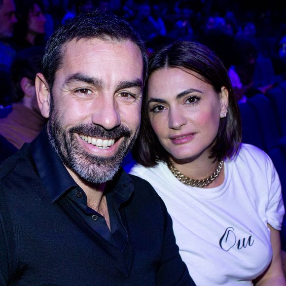 “On ne peut pas passer 22 ans ensemble et se détester du jour au lendemain. Nous avons eu un beau mariage, nous aurons un beau divorce”, assurent-ils 

Exclusif - Robert Pires et sa femme Jessica - People au spectacle de Malik Bentalha "Encore" au Dôme de Paris - Palais des Sports à Paris le 20 février 2020. © Cyril Moreau/Bestimage