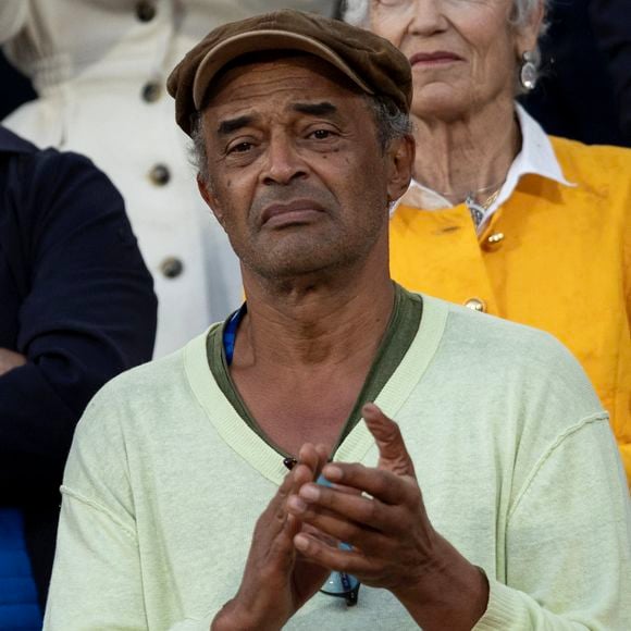 Yannick Noah en tribunes lors de la finale messieurs des Internationaux de France de Tennis de Roland Garros 2025 (jour 15), à Paris, France, le 8 juin 2025. © Cyril Moreau/Bestimage